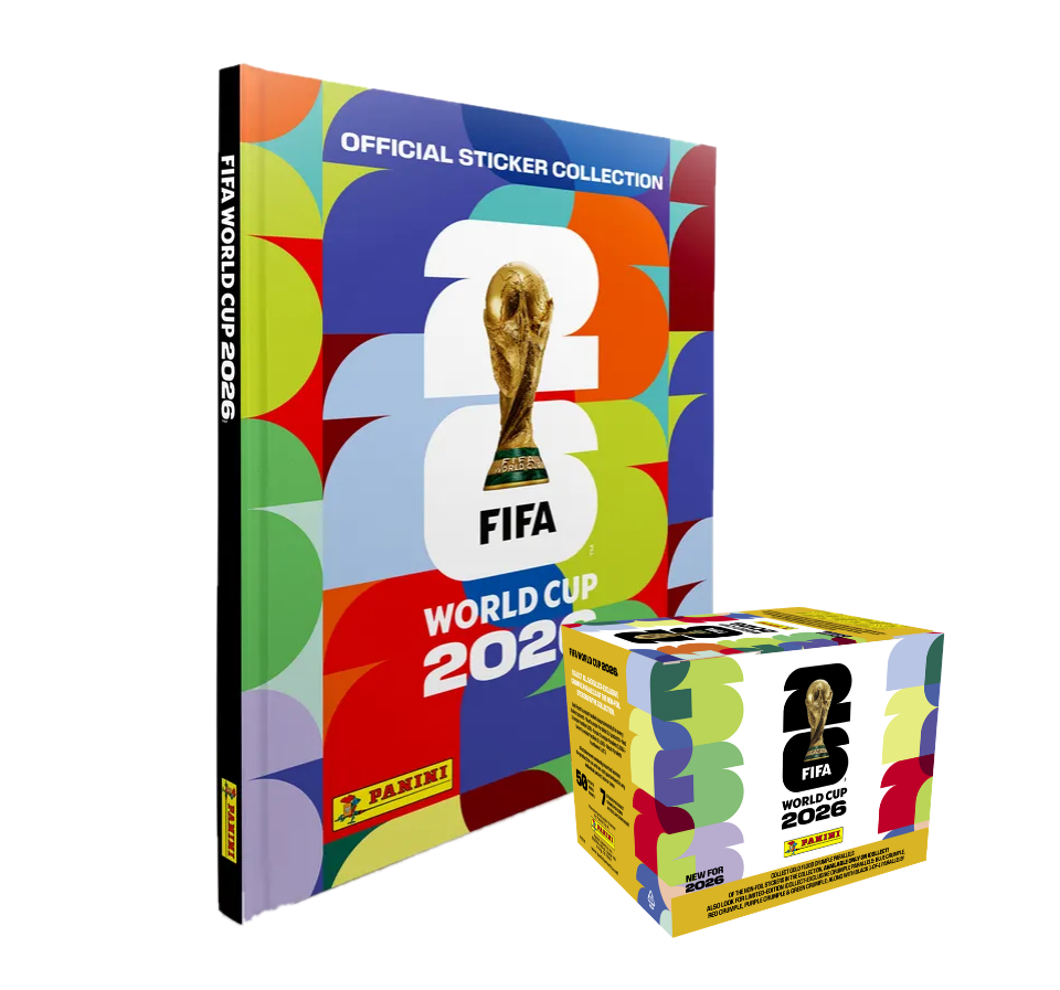 Combo Álbum Tapa Dura más 50 sobres FIFA 2026